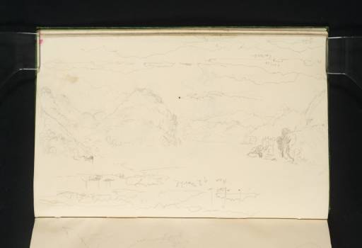 Joseph Mallord William Turner, ‘View Down Loch Katrine From the East End; and Sketches of East Tarbert, Kintyre’ 1831