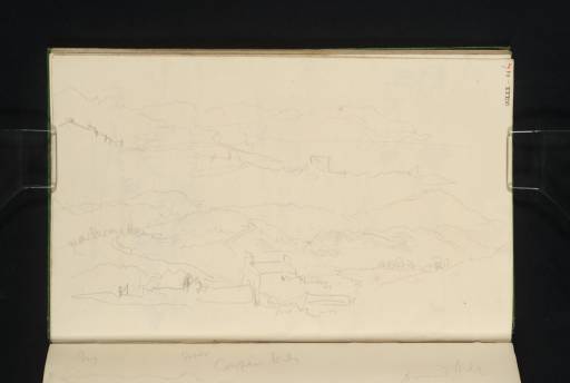 Joseph Mallord William Turner, ‘Loch, with Mountains; and ?Canal with Mountains’ 1831