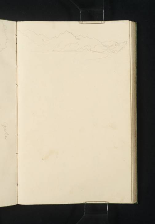 Joseph Mallord William Turner, ‘Bay and Mountain, ?Camunsunary Bay on Loch Scavaig, Skye’ 1831