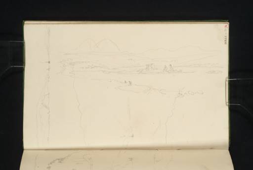 Joseph Mallord William Turner, ‘Sketches of the River Clyde at Dumbarton; and Finlaggan Castle, Islay’ 1831