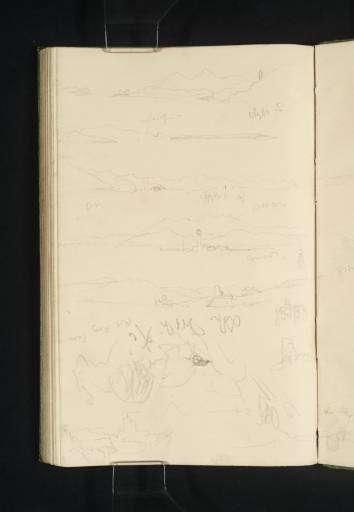 Joseph Mallord William Turner, ‘Rob Roys' Cave, Loch Lomond; and Sketches Made on the Journey to Islay’ 1831