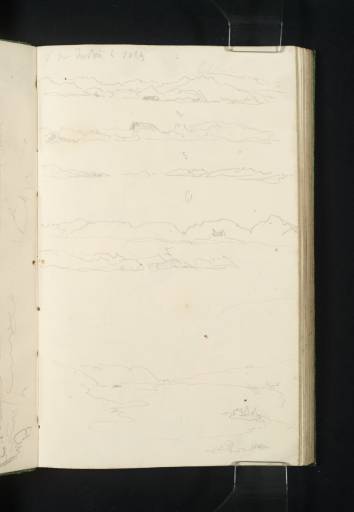 Joseph Mallord William Turner, ‘Sketches of the Voyage from West Tarbert to Islay; and Finlaggan Castle, Islay’ 1831