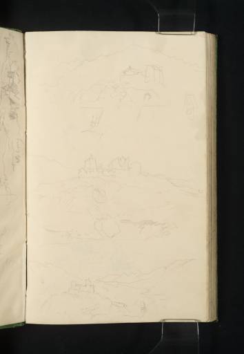 Joseph Mallord William Turner, ‘Three Sketches of Dun Sgathaich Castle, Skye’ 1831