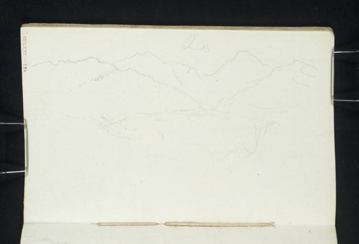 Joseph Mallord William Turner, ‘Arrochar Alps Across Loch Lomond From the Inversnaid Landing’ 1831