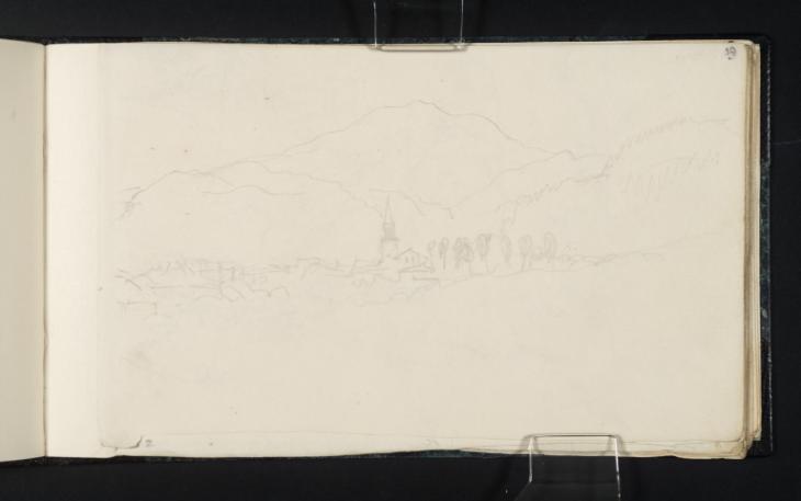 Joseph Mallord William Turner, ‘Callander from the East with the Parish Church and Ben Ledi Beyond’ 1834