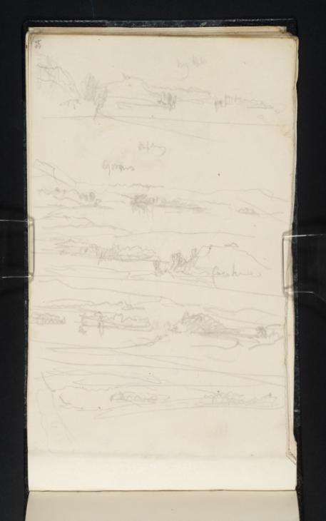 Joseph Mallord William Turner, ‘Five Sketches of Loch Leven, Kinross’ 1834