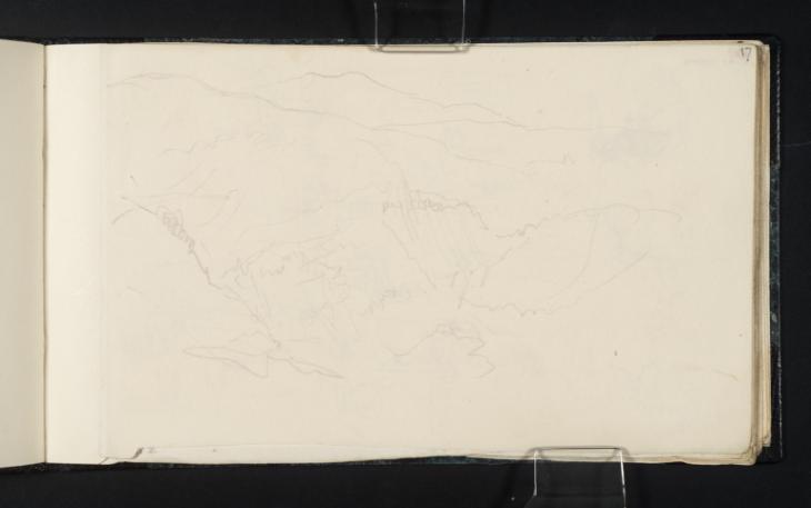 Joseph Mallord William Turner, ‘Mountains near Bracklinn Falls’ 1834