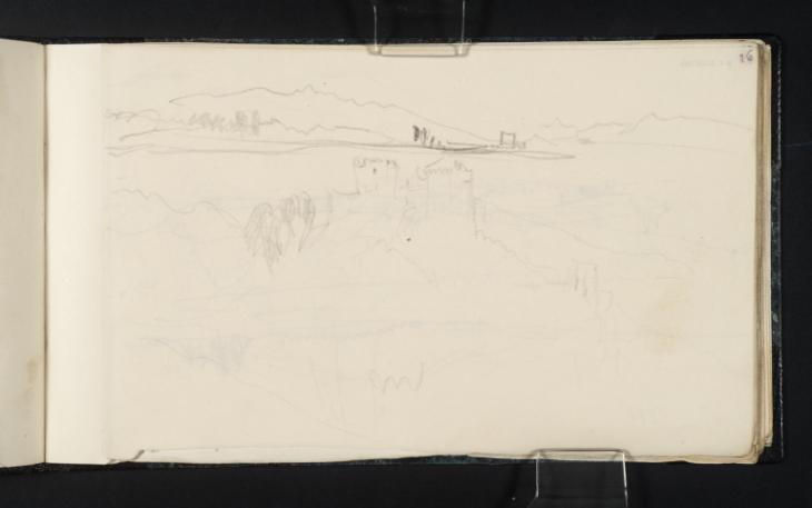Joseph Mallord William Turner, ‘Lochleven Castle, Loch Leven, Kinross’ 1834