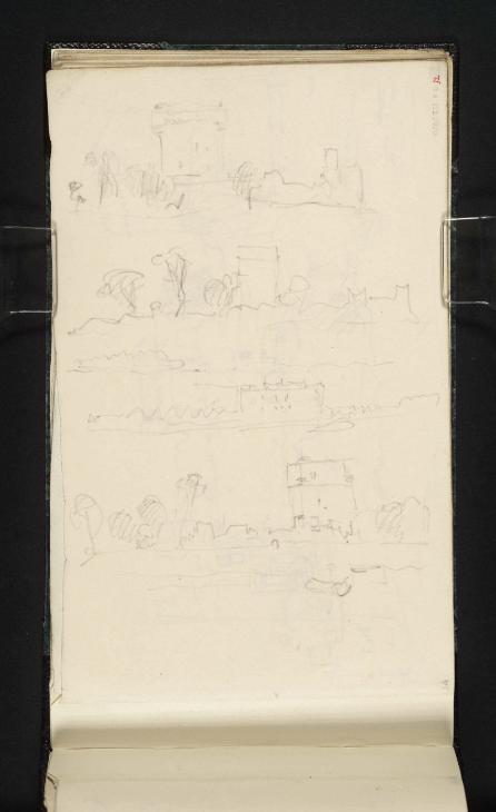 Joseph Mallord William Turner, ‘Lochleven Castle and Kinross House, Kinross’ 1834