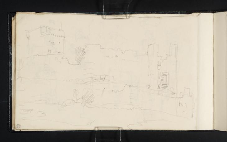 Joseph Mallord William Turner, ‘Lochleven Castle, Kinross’ 1834