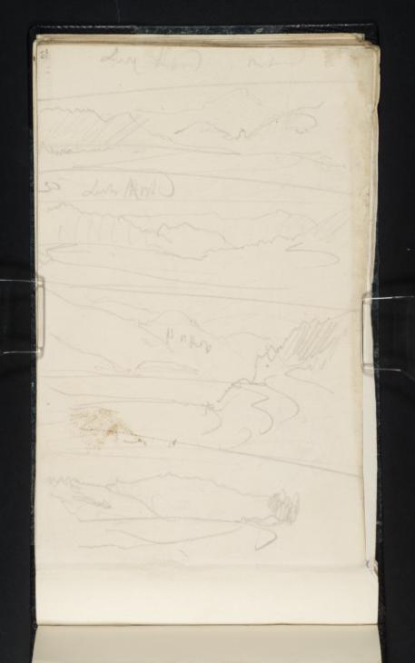 Joseph Mallord William Turner, ‘Sketches of Ben Lomond from Loch Ard’ 1834