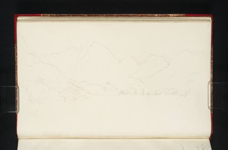 Joseph Mallord William Turner, ‘?Mountains of Glencoe Across Loch Leven’ 1831