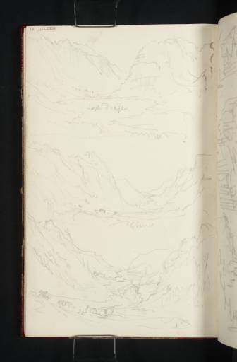 Joseph Mallord William Turner, ‘Three Sketches of Glencoe with Achtriochtan’ 1831