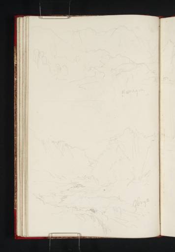 Joseph Mallord William Turner, ‘Two Sketches of Glencoe’ 1831