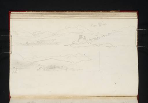 Joseph Mallord William Turner, ‘Sketches of Aros Castle and Salen with Ben Mor, Mull’ 1831
