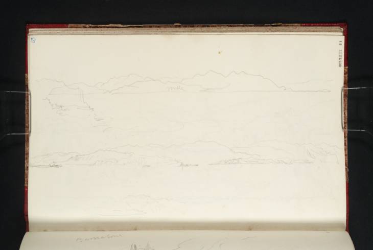 Joseph Mallord William Turner, ‘Mull and Lismore from Barr-nam-boc, Kerrera’ 1831