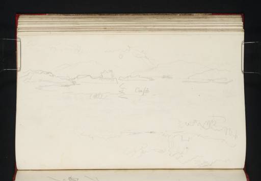 Joseph Mallord William Turner, ‘Dunstaffnage Castle from Loch Etive; and ?Kilchurn Castle, Loch Awe’ 1831
