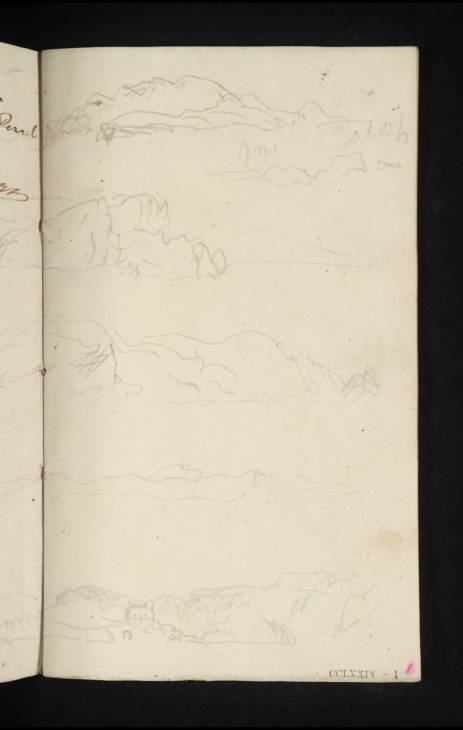 Joseph Mallord William Turner, ‘Sketches of the Sound of Kerrera’ 1831