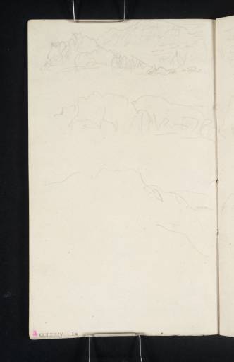 Joseph Mallord William Turner, ‘Rocky Coast from the Sea, Probably Kerrera’ 1831