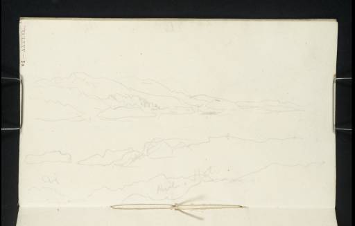 Joseph Mallord William Turner, ‘Sketches of the Armadale Coast, Skye with the Islands of Rum and Eigg and the Cuillin Mountains’ 1831