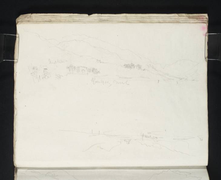 Joseph Mallord William Turner, ‘?Kilkinnan, Loch Lochy; and ?Invergarry Castle, Loch Oich’ 1831