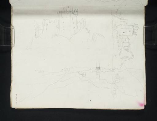 Joseph Mallord William Turner, ‘Three Sketches of Urquhart Castle’ 1831