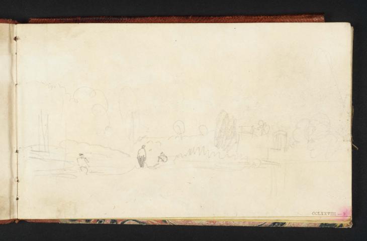 Joseph Mallord William Turner, ‘Riverbank’ c.1832