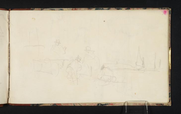 Joseph Mallord William Turner, ‘Figures; Shipping’ c.1832