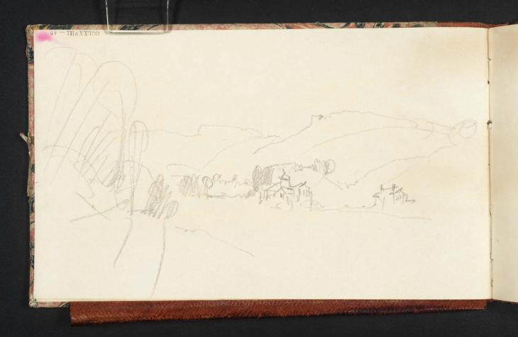 Joseph Mallord William Turner, ‘Buildings and Hills’ c.1832