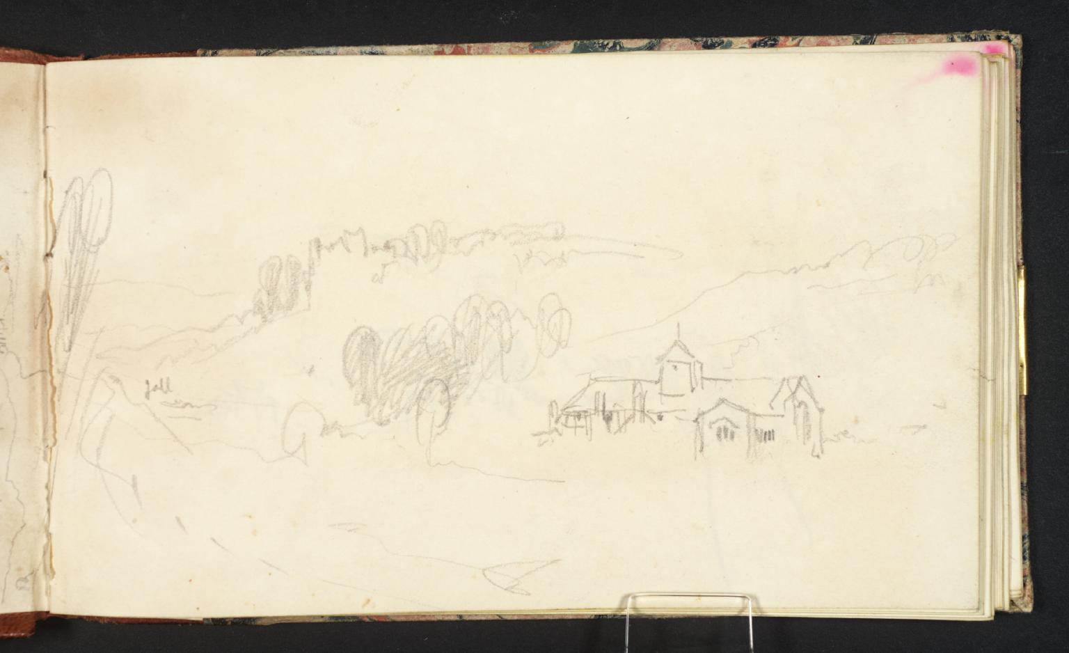 Church, with Hills Beyond