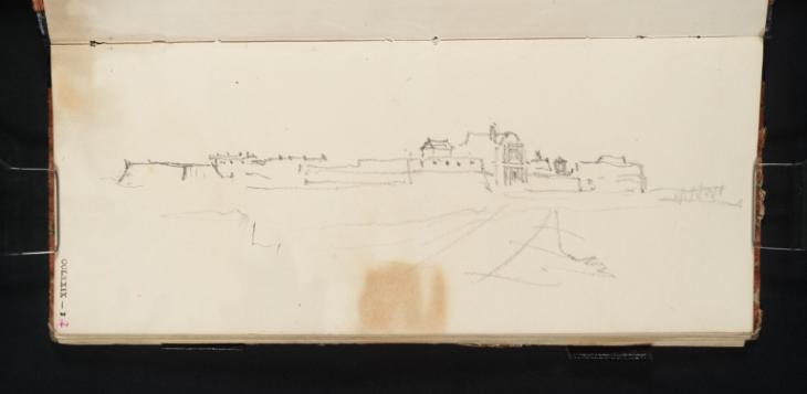 Joseph Mallord William Turner, ‘?Coastal Fort, Kent’ c.1832