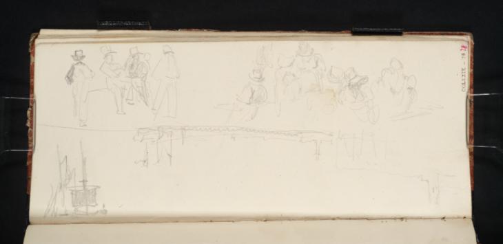 Joseph Mallord William Turner, ‘Figures; Shipping’ c.1832