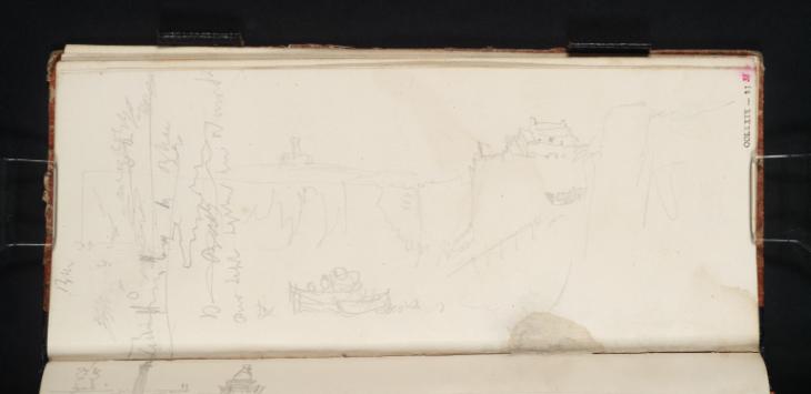 Joseph Mallord William Turner, ‘Harbour; Cliffs, ?Kent’ c.1832