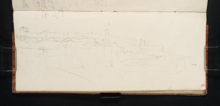 Joseph Mallord William Turner, ‘Coastal Buildings, ?Kent’ c.1832