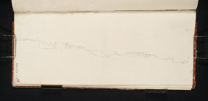 Joseph Mallord William Turner, ‘Hilly Terrain, ?Kent’ c.1832