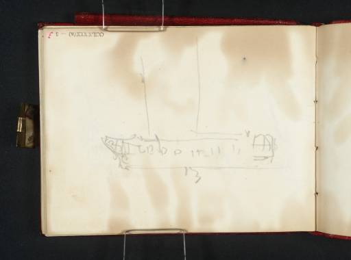 Joseph Mallord William Turner, ‘A Ship’ c.1835-40