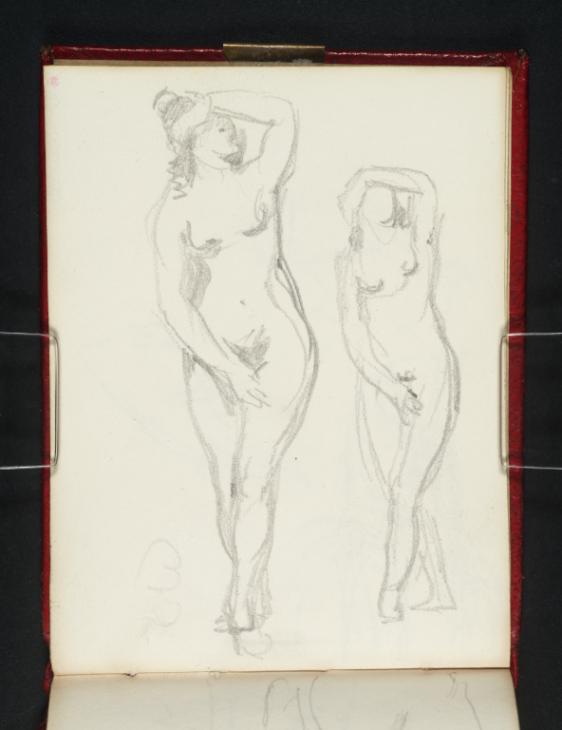 Joseph Mallord William Turner, ‘Standing Female Nudes’ c.1835-40