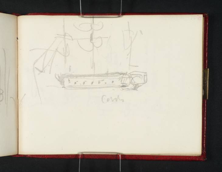 Joseph Mallord William Turner, ‘Ship with Three Masts’ c.1835-40