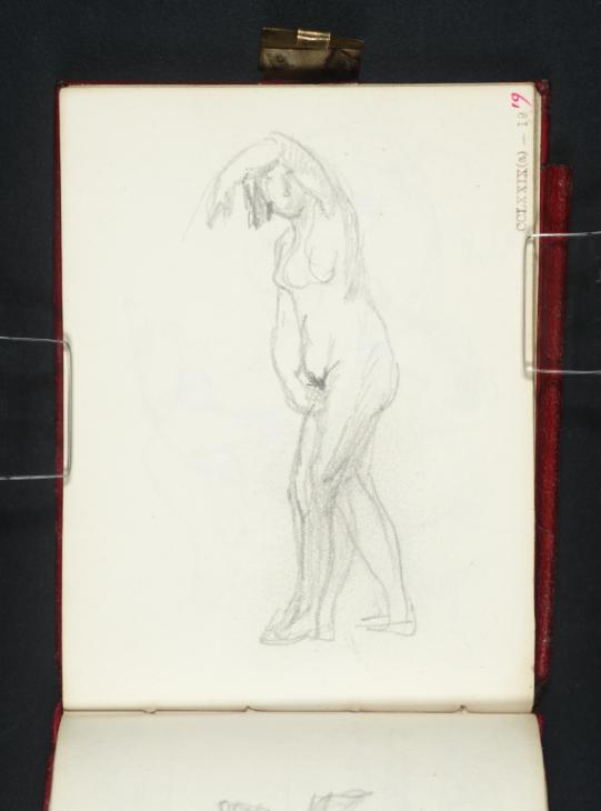 Joseph Mallord William Turner, ‘Standing Nude’ c.1835-40