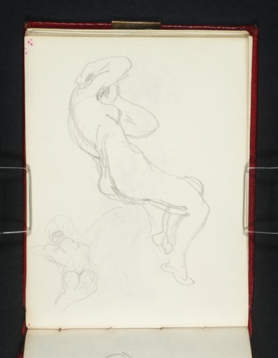 Joseph Mallord William Turner, ‘Nude with Raised Arms’ c.1835-40