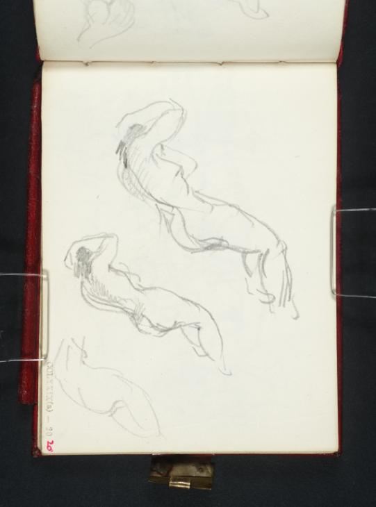Joseph Mallord William Turner, ‘Nudes with Raised Arms’ c.1835-40