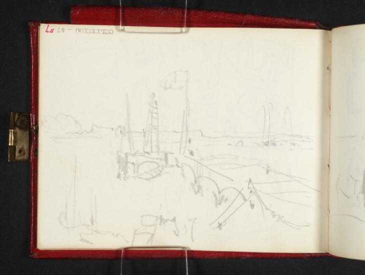 Joseph Mallord William Turner, ‘Harbour Infrastructure’ c.1835-40