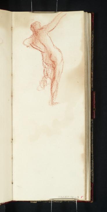 Joseph Mallord William Turner, ‘Standing Nude with Raised Arm’ ?1835-40