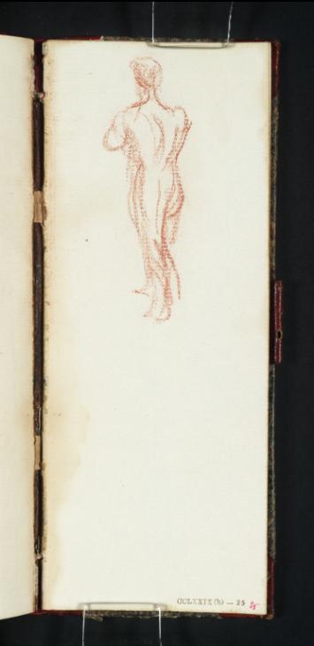 Joseph Mallord William Turner, ‘Standing Nude’ ?1835-40