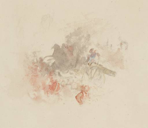 Joseph Mallord William Turner, ‘Vignette Study for Staffage of 'Hohenlinden', for Campbell's 'Poetical Works'’ c.1835-36