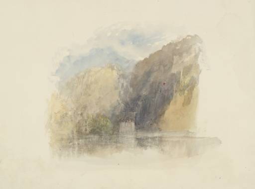 Joseph Mallord William Turner, ‘Castle on a Lake, possibly a study for 'Lake of Geneva', Rogers's 'Italy'’ c.1826-7
