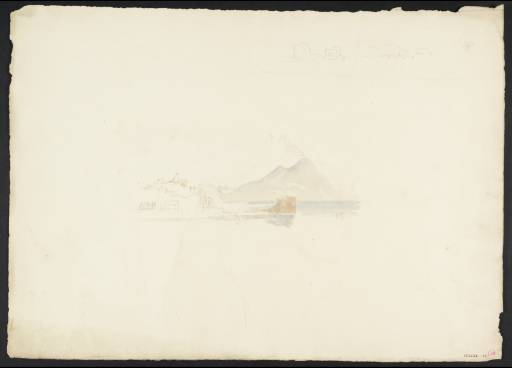 Joseph Mallord William Turner, ‘Study for 'Bay of Naples', Rogers's 'Italy'’ c.1826-7