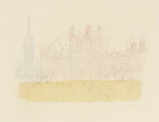 Joseph Mallord William Turner, ‘Study for 'An Old Manor-House', for Rogers's 'Poems'’ c.1830-2