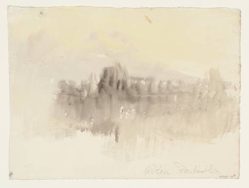 Joseph Mallord William Turner, ‘Adieu Fontainebleau’ c.1841-2