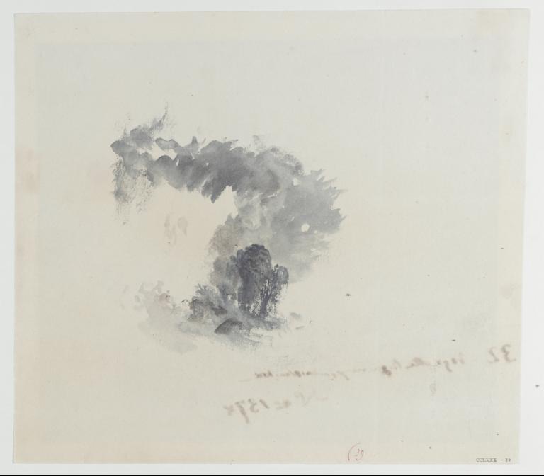 Joseph Mallord William Turner, ‘Vignette Study of Sky, Trees and Figures; for Campbell's 'Poetical Works'’ c.1835-6